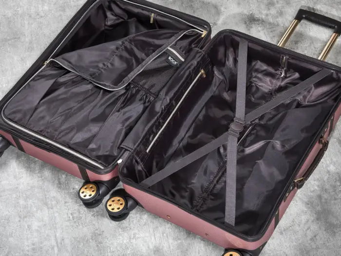 Luggage Suitcase Travel Bag Carry On Hand Cabin Check in Hard-Shell 4 Spinner Wheels Trolley Set | Vintage - Image 156