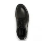 Beau - Men's Black Lace Up Side Zip Leather Chelsea Boots - Image 4