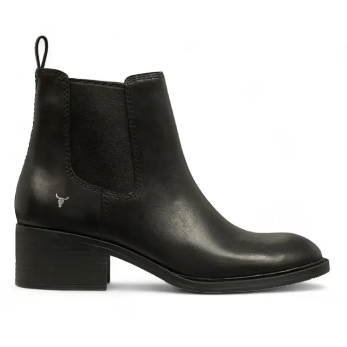 Replace - Women's Black Leather Chelsea Boots - Image 1