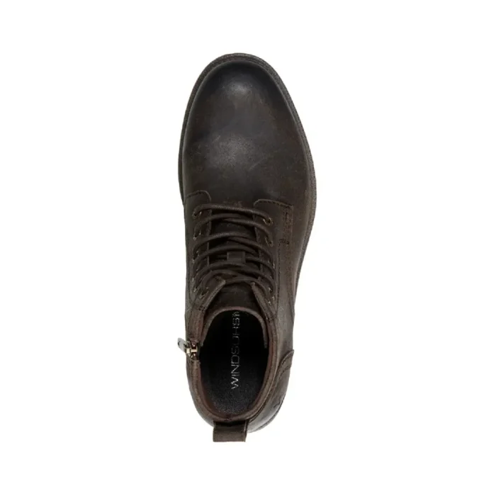 Sebastian - Men's Brown Lace Up Leather Desert Boots - Image 5