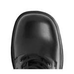 Totally - Women's Black Mid Calf Leather Platform Boots - Image 4