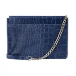 Womens Real Leather Buckle Hide Clutch Shoulder Bag Metal Chain Cross Body - Image 19