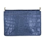 Womens Real Leather Buckle Hide Clutch Shoulder Bag Metal Chain Cross Body - Image 20