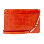 Womens Real Leather Buckle Hide Clutch Shoulder Bag Metal Chain Cross Body - Image 24