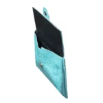 Womens Real Leather Buckle Hide Clutch Shoulder Bag Metal Chain Cross Body - Image 37