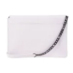 Womens Real Leather Buckle Hide Clutch Shoulder Bag Metal Chain Cross Body - Image 44