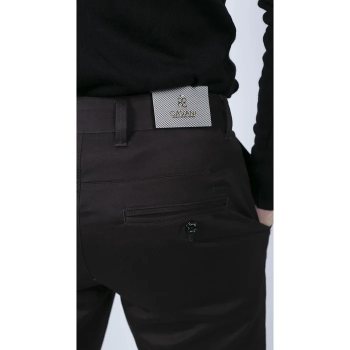 Mens Regular Chino Jeans Trousers Stretch Classic Smart Casual Tailored Fit - Image 6