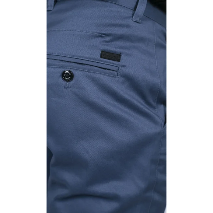 Mens Regular Chino Jeans Trousers Stretch Classic Smart Casual Tailored Fit - Image 9