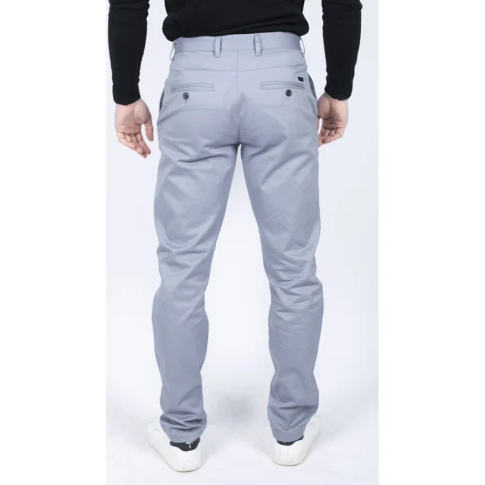 Mens Regular Chino Jeans Trousers Stretch Classic Smart Casual Tailored Fit - Image 13
