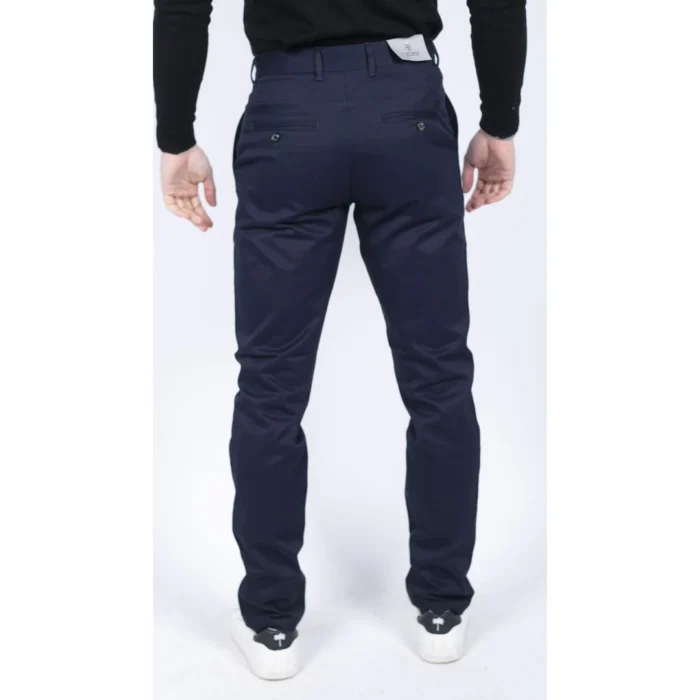 Mens Regular Chino Jeans Trousers Stretch Classic Smart Casual Tailored Fit - Image 17