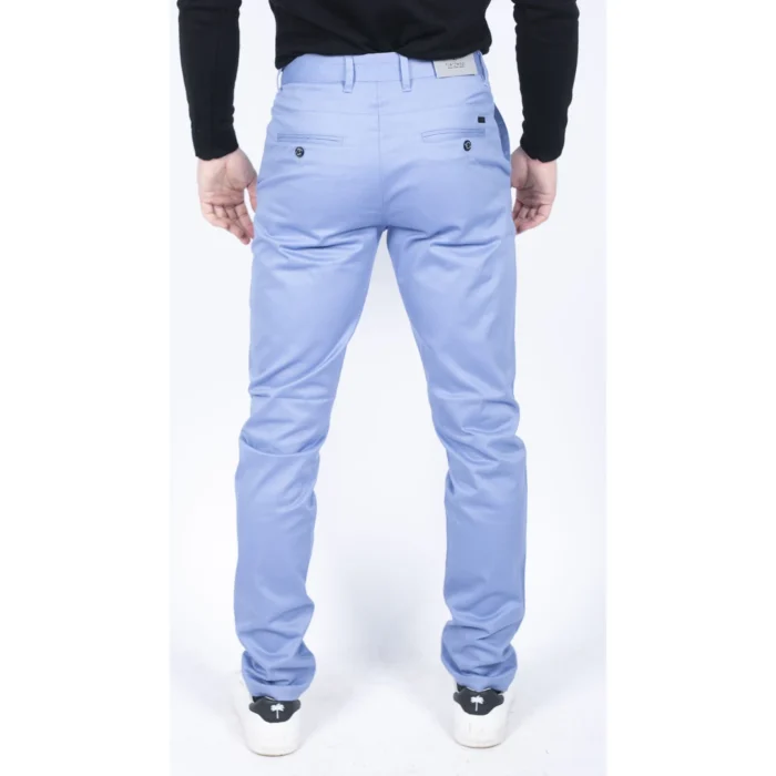Mens Regular Chino Jeans Trousers Stretch Classic Smart Casual Tailored Fit - Image 39