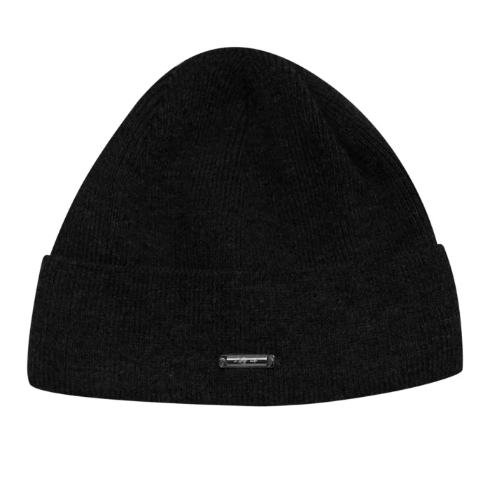 Mens Boys Ladies Unisex Wooly Knitted Beanie Ski Hat Warm Winter Turn Up Chunky - Image 1