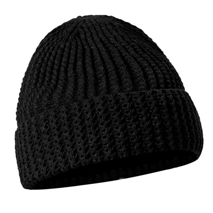 Mens Boys Ladies Unisex Wooly Knitted Beanie Ski Hat Warm Winter Turn Up Chunky - Image 26
