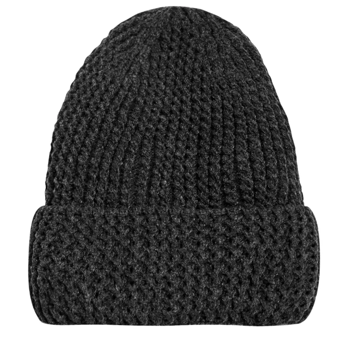 Mens Boys Ladies Unisex Wooly Knitted Beanie Ski Hat Warm Winter Turn Up Chunky - Image 28