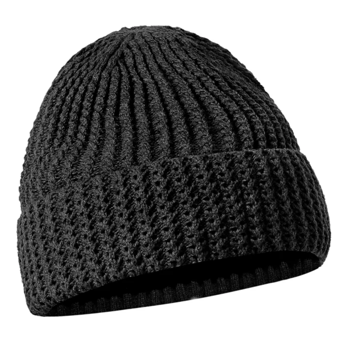 Mens Boys Ladies Unisex Wooly Knitted Beanie Ski Hat Warm Winter Turn Up Chunky - Image 29