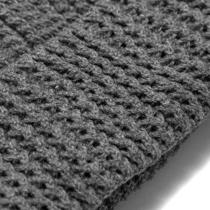 Mens Boys Ladies Unisex Wooly Knitted Beanie Ski Hat Warm Winter Turn Up Chunky - Image 33