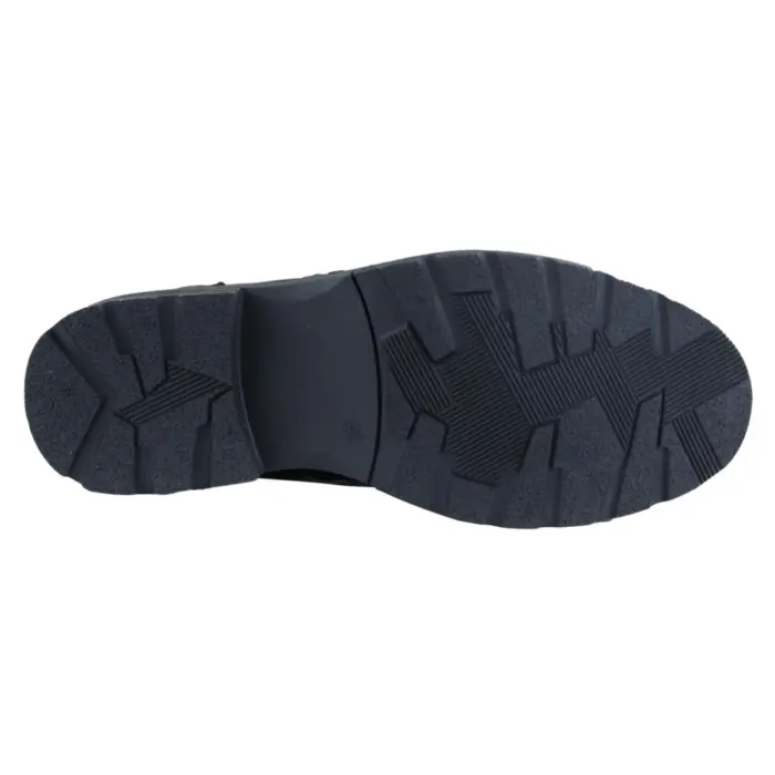 Mens Military Boots Laced Black Brown Side Zip Retro Punk Casual - Image 4