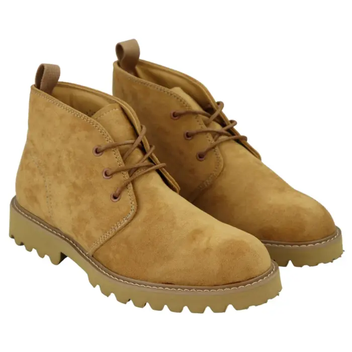 Mens Casual Hiking Boots Jeans Laced Ankle Suede Chukka - Image 9