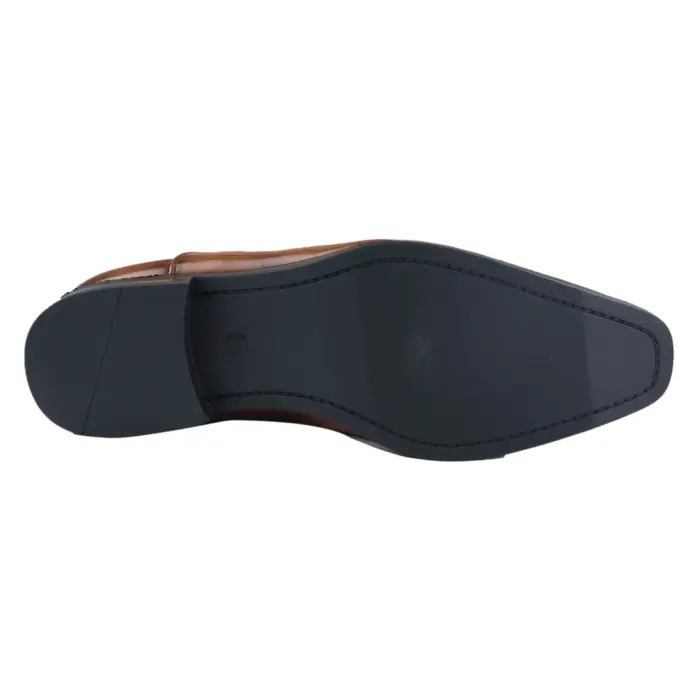 Mens Smart Formal Black Brown Shoes Patent Round Toe VIntage 1920s - Image 10