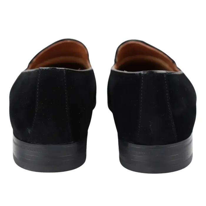 Mens Suede Loafers Smart Casual Tassel Moccasins Slip On Dress Shoes - Image 5