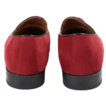 Mens Suede Loafers Smart Casual Tassel Moccasins Slip On Dress Shoes - Image 20