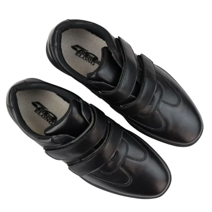 Mens Casual Strap Fastener Slip On Shoes Walking Sneakers - Image 4