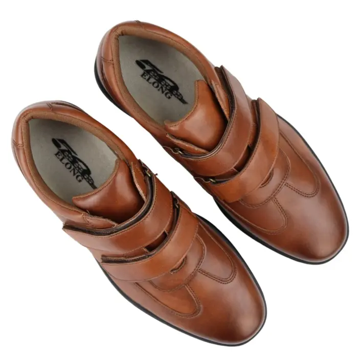 Mens Casual Strap Fastener Slip On Shoes Walking Sneakers - Image 10