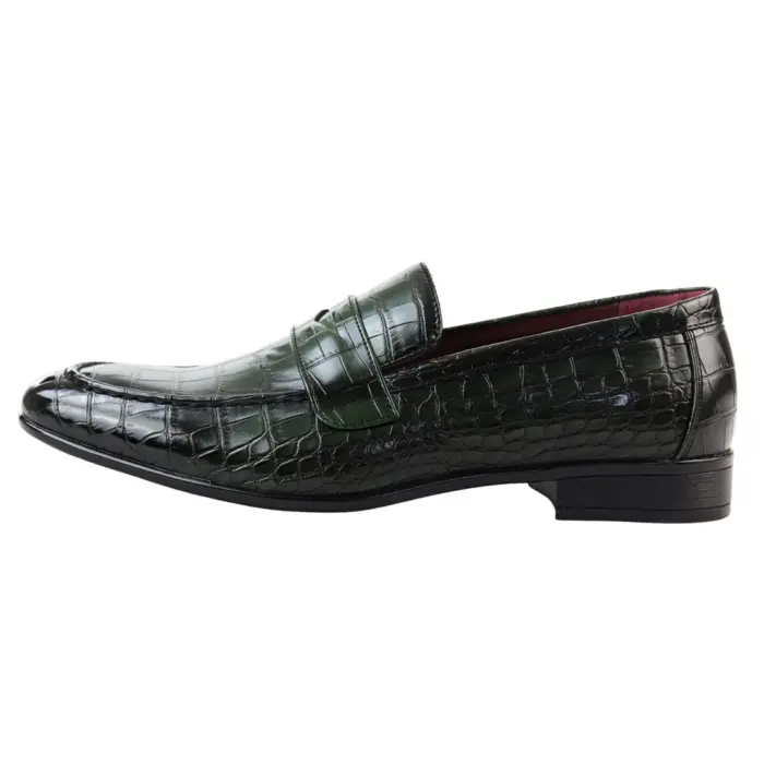 Men's Moccasin Loafers Leather Lined Slip On Formal Dress Shoes - Image 9