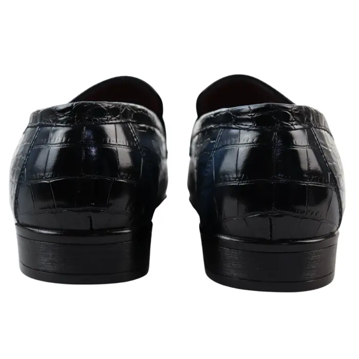 Men's Moccasin Loafers Leather Lined Slip On Formal Dress Shoes - Image 19