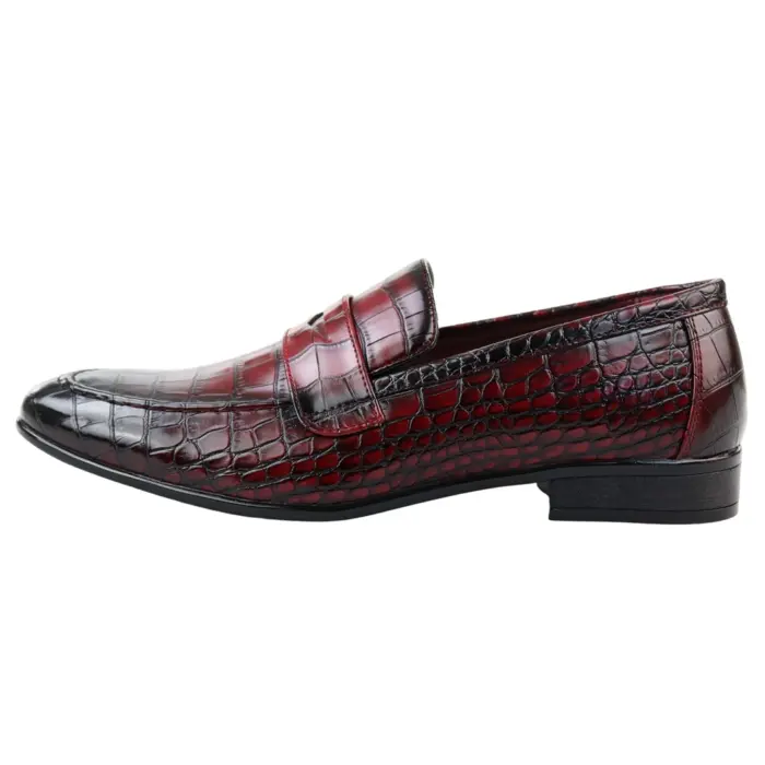 Men's Moccasin Loafers Leather Lined Slip On Formal Dress Shoes - Image 22