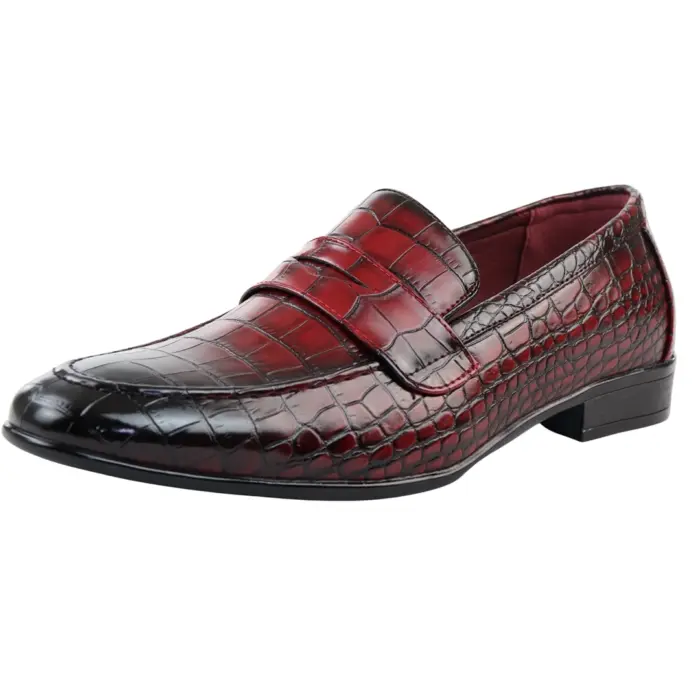 Men's Moccasin Loafers Leather Lined Slip On Formal Dress Shoes - Image 21