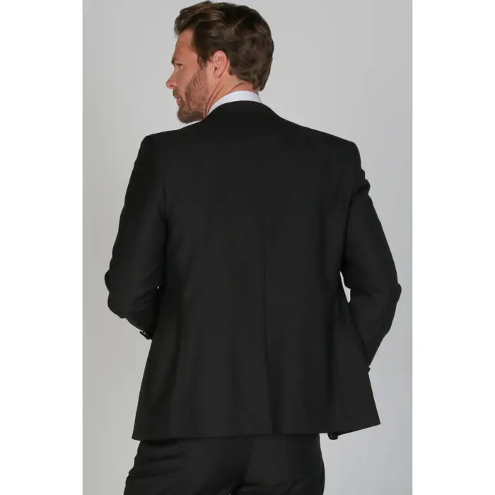 Regent - Men's Black Blazer Wedding Prom - Image 3