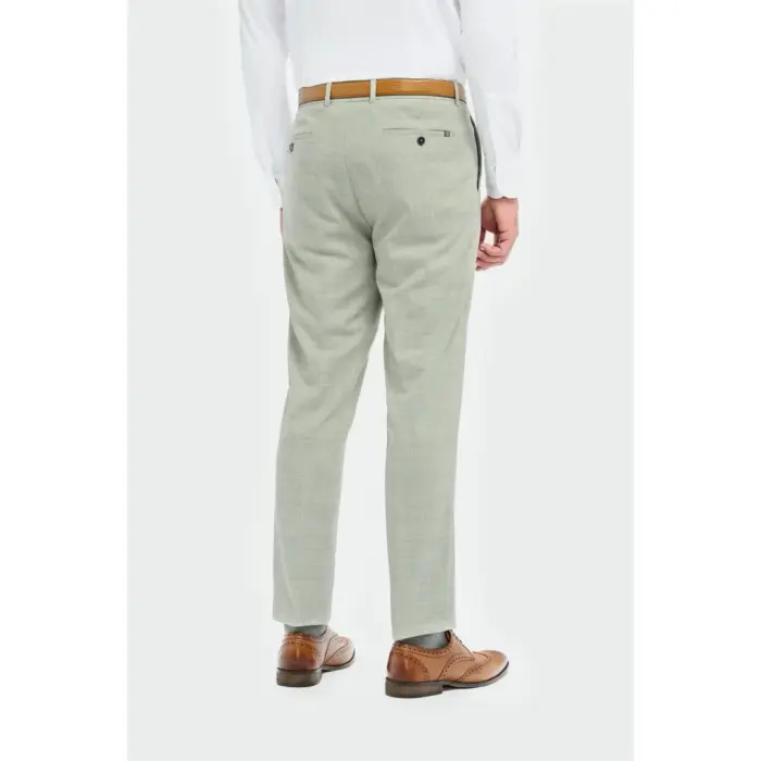 Men's Trousers Sage Green Wedding Suit Pants - Image 2