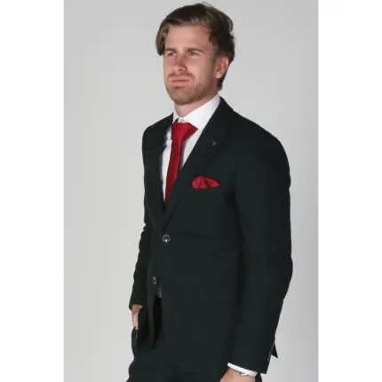 Jasper - Men's Olive Green Blazer Formal Elegant