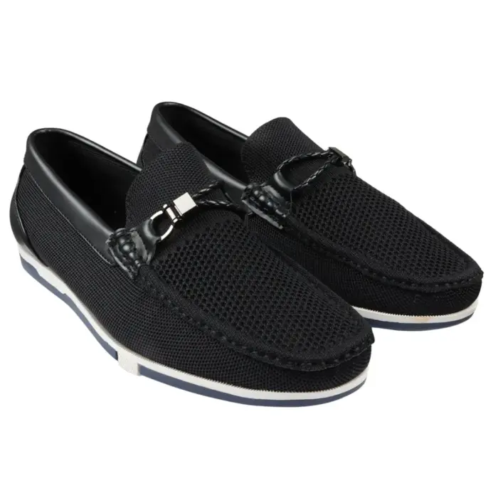 Men's Loafers Shoes Slip On Lightweight Mesh Breathable Formal Shoe - Image 2