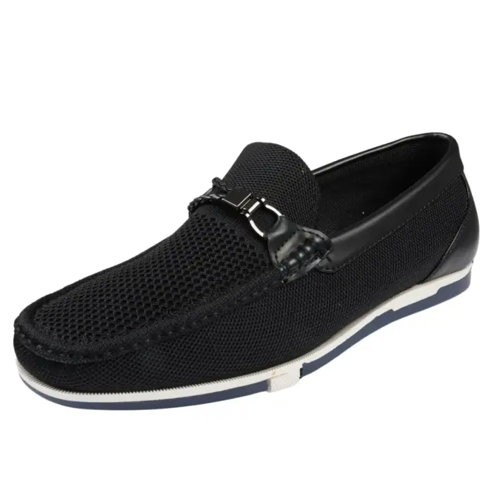 Men's Loafers Shoes Slip On Lightweight Mesh Breathable Formal Shoe - Image 5