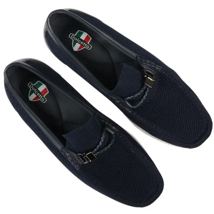 Men's Loafers Shoes Slip On Lightweight Mesh Breathable Formal Shoe - Image 8