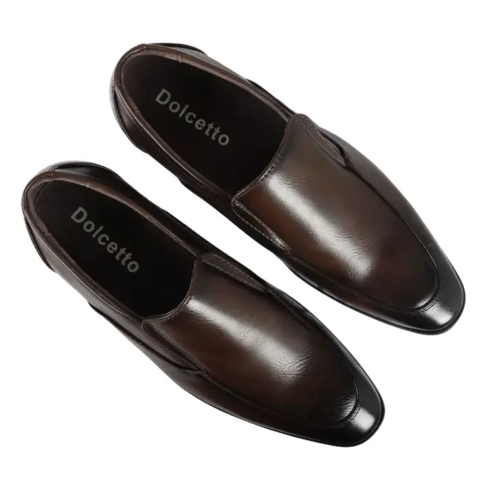 Men's Loafers Shoes Leather Lined Slip On Formal Shoe - Image 10