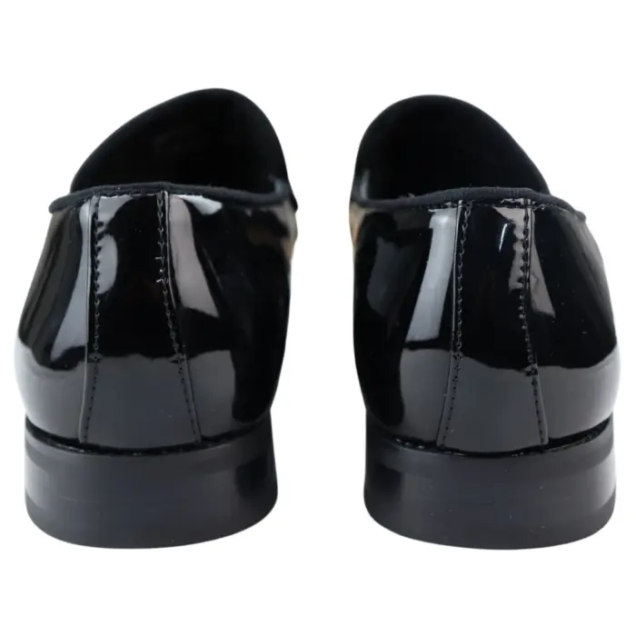 Men's Moccasin Loafers Shoes Leather Lined Slip On Velvet Smart Formal Shoe Black Blue Red - Image 4