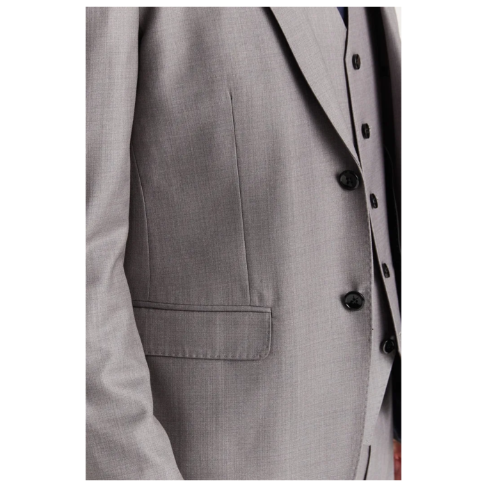 Edward - Men's Grey Tailored Fit Blazer - Image 2