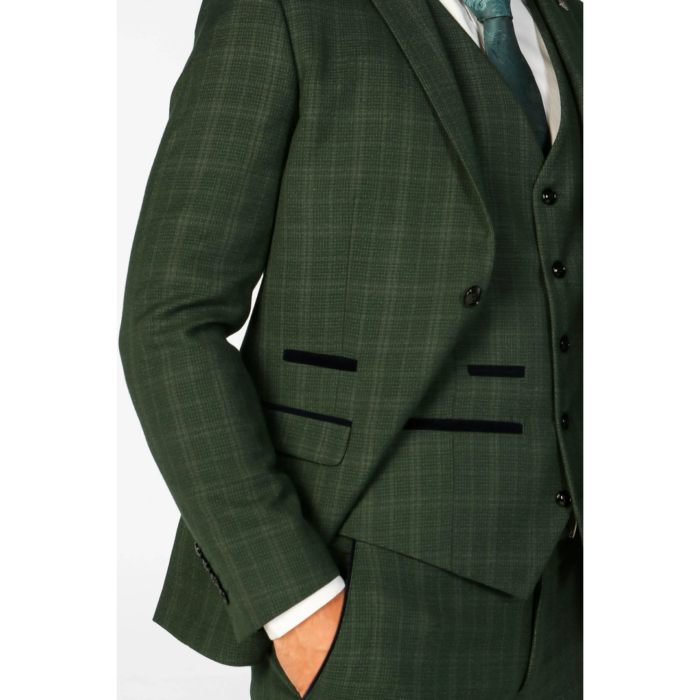 Viceroy - Men's Blue Check Blazer Classic Formal - Image 3