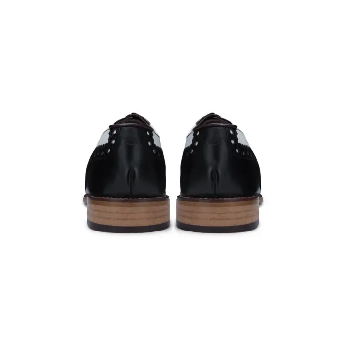Mens Real Leather Vintage Shoes Brogues 1920s Suede Tweed Laced Shoes Smart Formal - Image 11