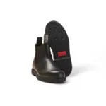 Booma 607 - Black Leather Chelsea Boots - Image 5