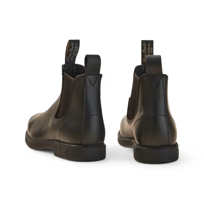 Booma 607 - Black Leather Chelsea Boots - Image 6