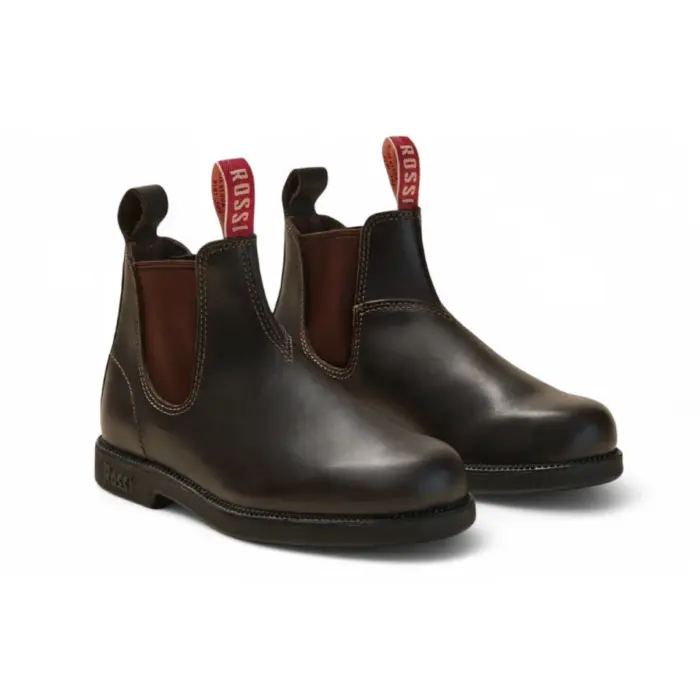 Booma 607 - Brown Leather Chelsea Boots - Image 4