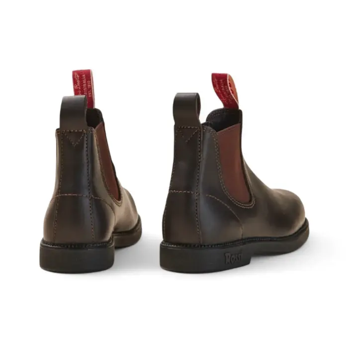 Booma 607 - Brown Leather Chelsea Boots - Image 6