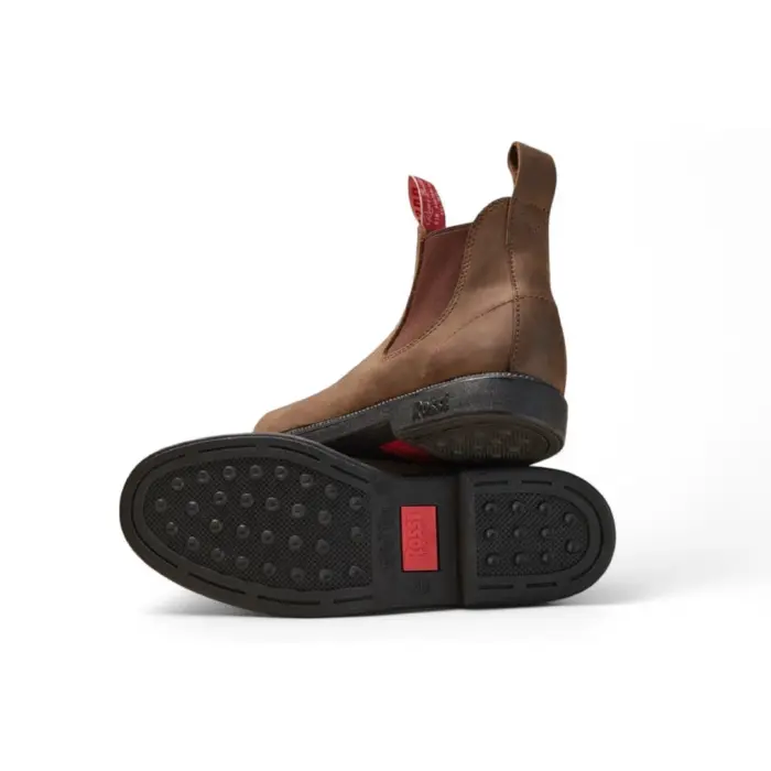 Booma 607 - Rustic Brown Leather Chelsea Boots - Image 3