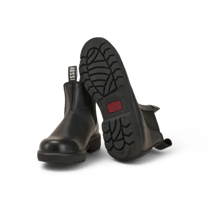 Endura 301 - Black Leather Chelsea Boots - Image 6