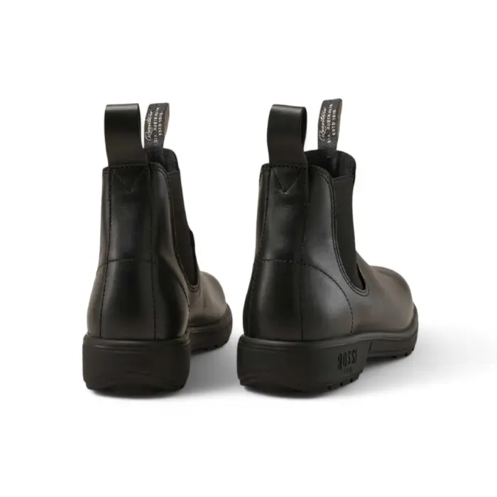 Endura 301 - Black Leather Chelsea Boots - Image 5