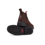 Endura 303 - Redwood Brown Leather Chelsea Boots - Image 3